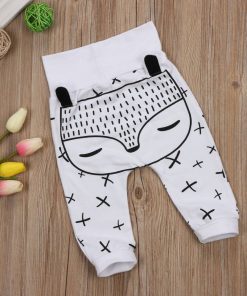 White fox pants(0-6m)