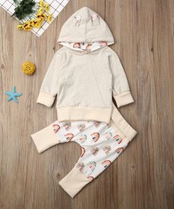 Beige rainbow tracksuit(18-24m)