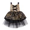 Gold and black sequin dress(12-18m)
