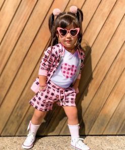 Alternative view of Matching 3 piece pink heart set(2-3y)