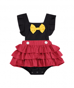 Minnie ruffle bottom romper(12-18m)