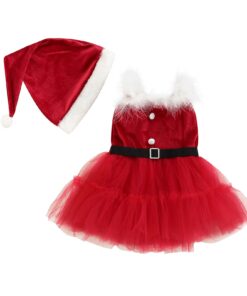 Christmas dress with hat
