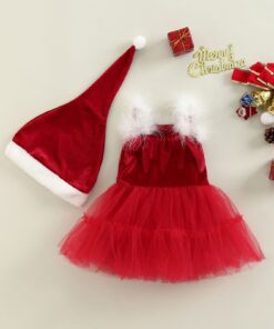 Alternative view of Christmas dress with hat