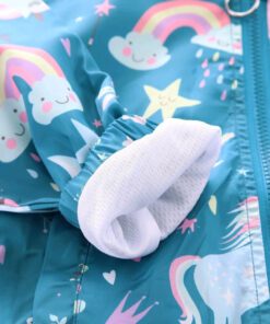 Alternative view of Petrol Blue Unicorn Windbreaker