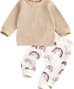 Beige rainbow 2 piece set