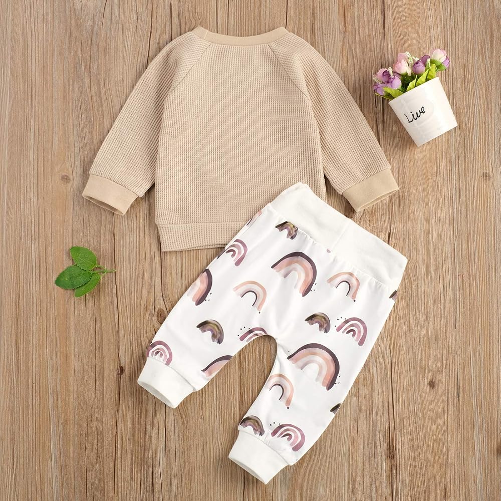 Beige rainbow 2 piece set - Image 2