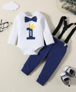 Wild One Birthday Outfit Navy