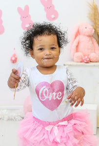 One Birthday Outfit wit Ruffle Bloomer - Image 3