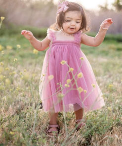 Blush Tulle Dress - Image 6