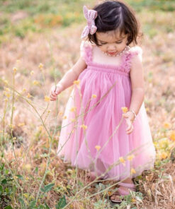 Blush Tulle Dress - Image 4