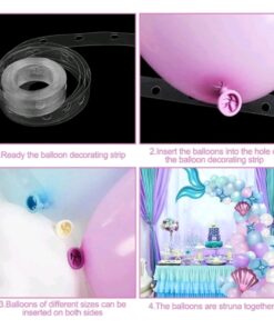 Mermaid Tail Balloon Arch 77PSC - Image 5