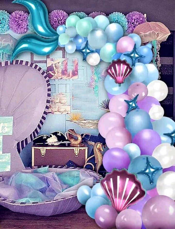 Mermaid Tail Balloon Arch 77PSC - Image 4