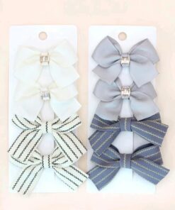 Gray 8PSC Hair Clips