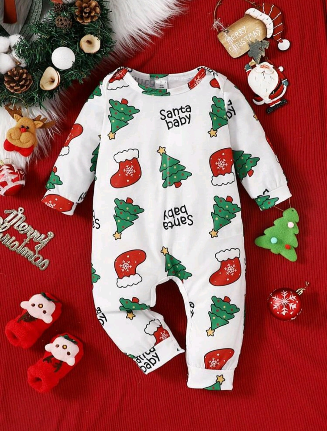 Santa Baby Christmas Romper (Gender Neutral)