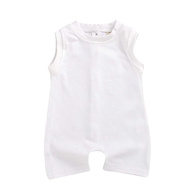 White all in one buttoned down romper - Image 3