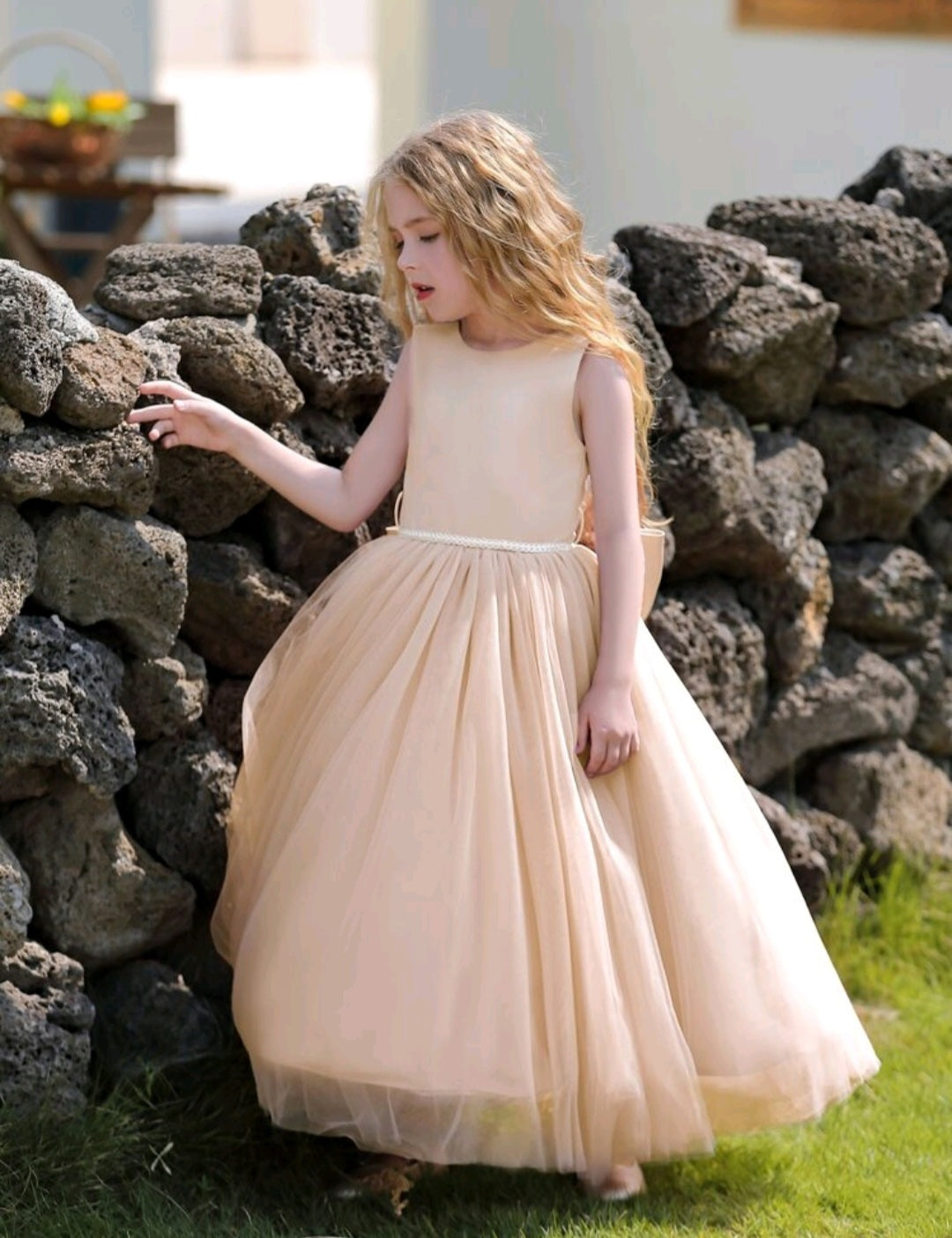 Champagne Formal Ball Gown - Image 4
