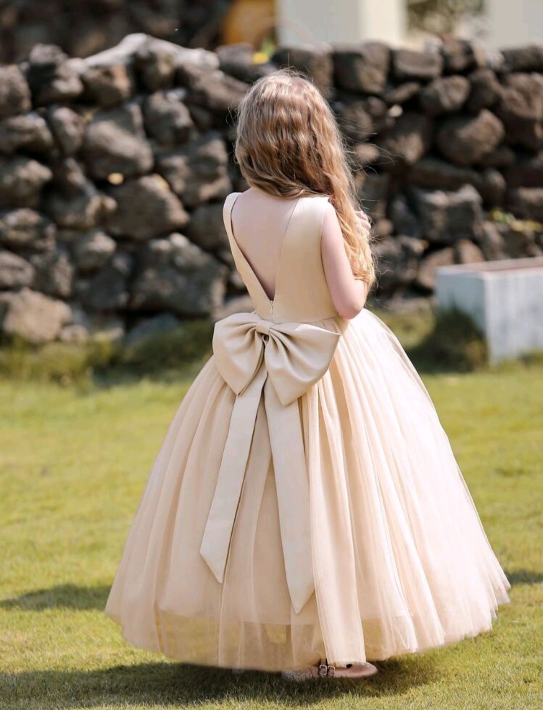 Champagne Formal Ball Gown