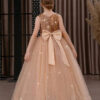 Champagne Sparkle Special Occasions Dress