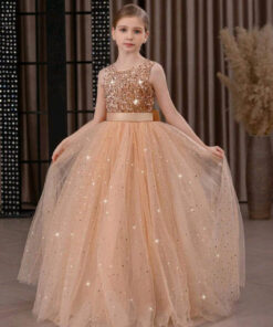 Alternative view of Champagne Sparkle Special Occasions Dress
