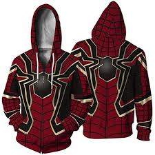 Adults Spiderman Maroon Jacket