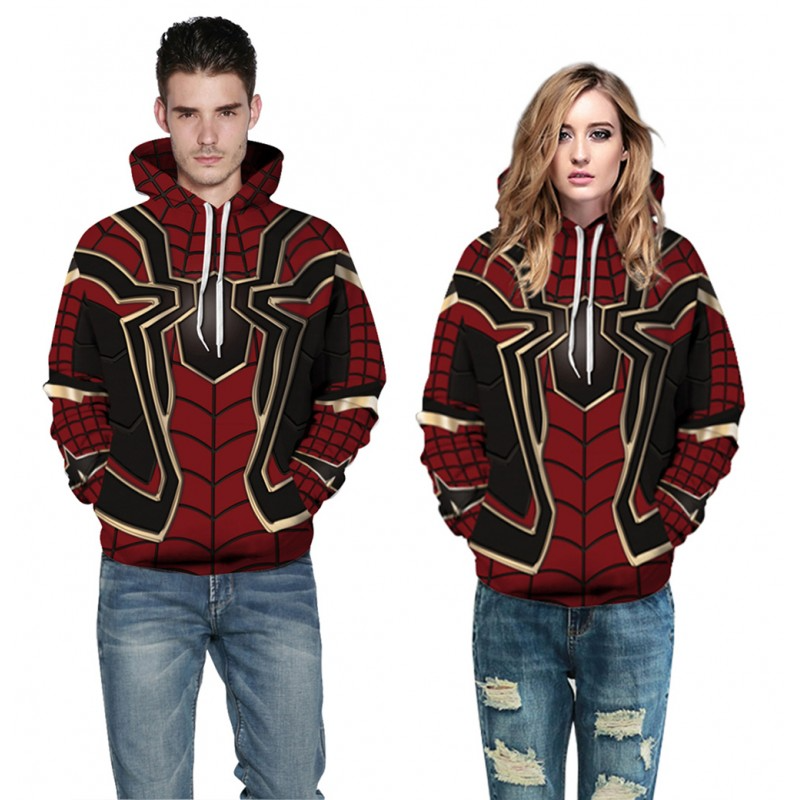 Adults Spiderman Maroon Jacket - Image 2