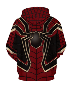 Adults Spiderman Maroon Jacket - Image 3