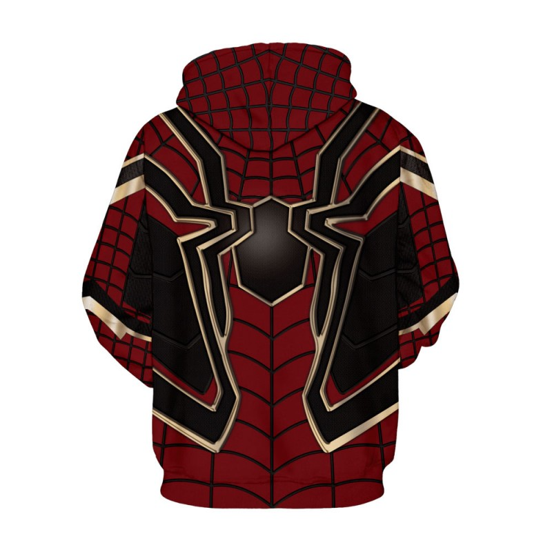 Adults Spiderman Maroon Jacket - Image 3