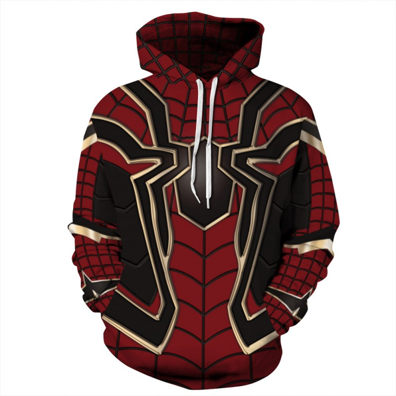 Adults Spiderman Maroon Jacket - Image 4
