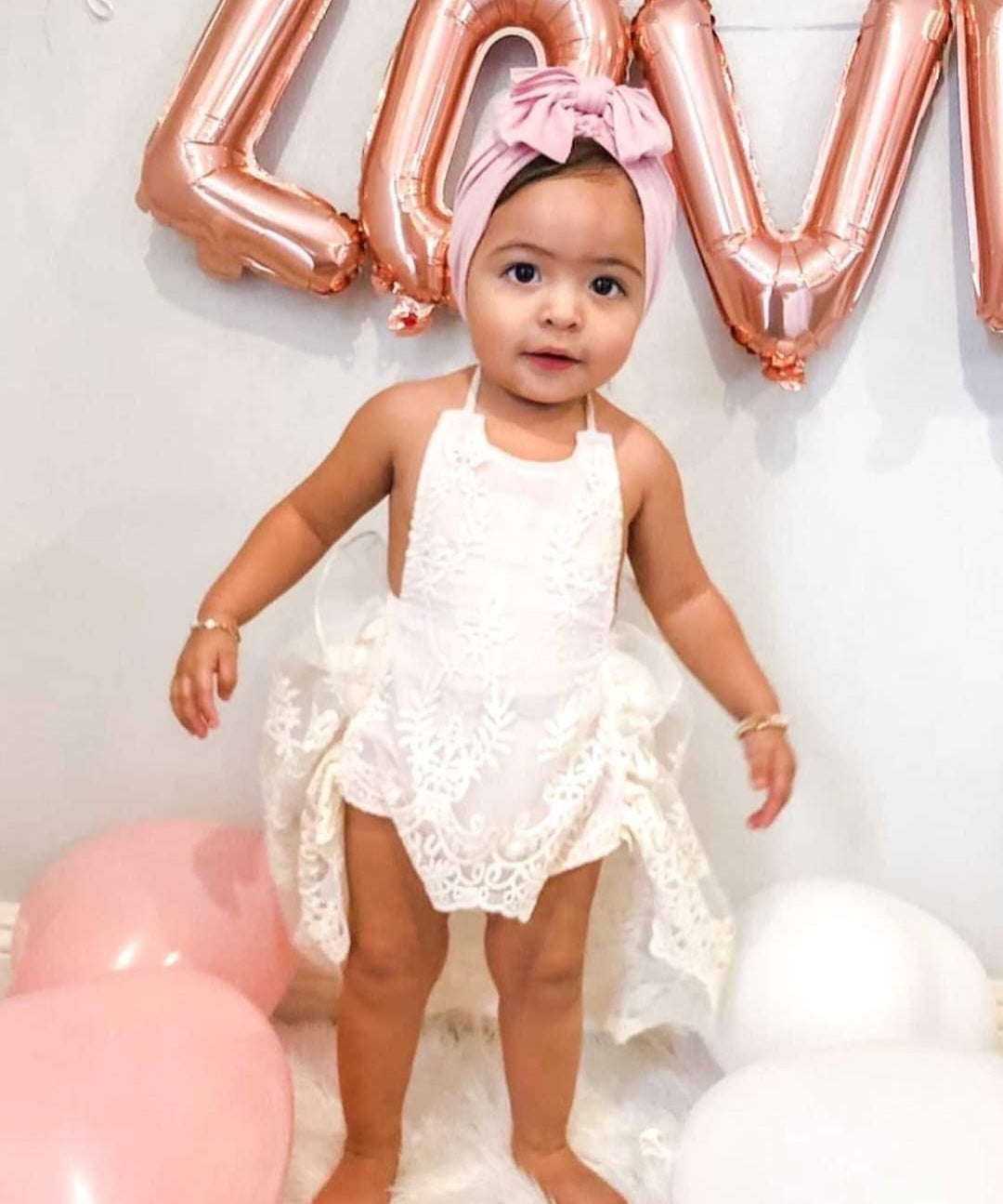Lace Boho Romper with Romantic Lace Tutu - Image 7