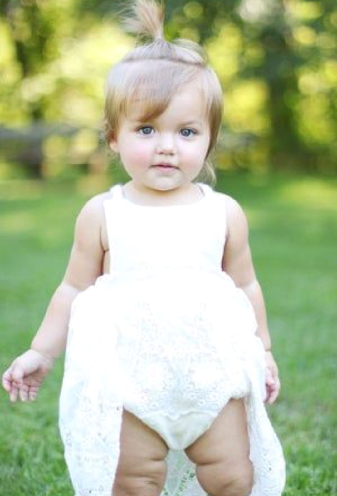Lace Boho Romper with Romantic Lace Tutu - Image 5