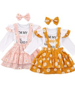 Daddys girl mommys world daisy pinafore set