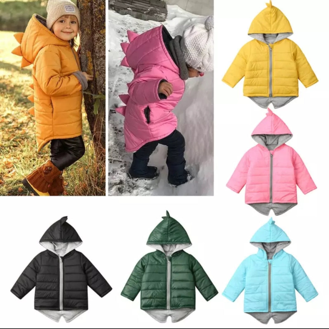 Dino Puffer Jacket Blue - Image 2