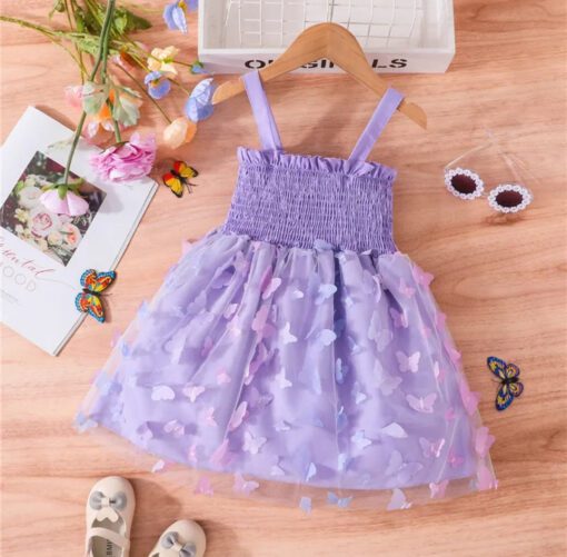 Purple Butterfly Dress - Image 3