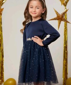 Navy Sparkle Dress