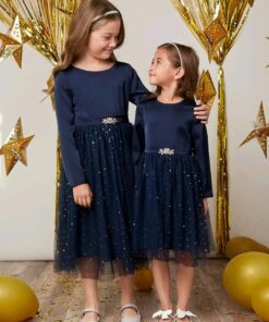 Alternative view of Navy Sparkle Dress