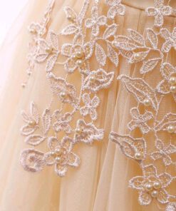 Ivory Dress Embellished Special Occasions Dress - Image 6