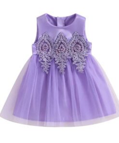 Purple Satin Special Occasions Dress