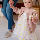 White Daisy Tulle Dress - Image 5