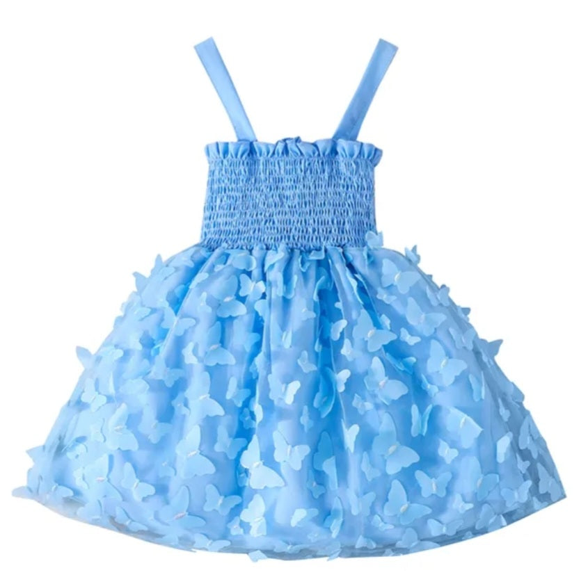 Blue Butterfly Dress - Image 5