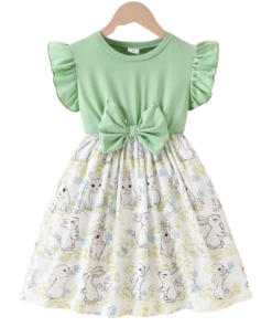 Mint Bunny Dress