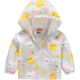 Bunny Chick Hooded Windbreaker