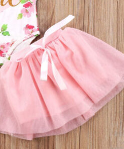 Floral one birthday tutu set - Image 4