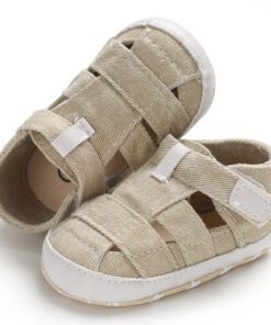 Beige velcro strap sandal(Size 2)