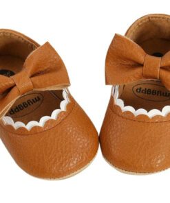 Alternative view of Tan Bowknot Pump