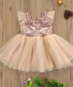 Alternative view of Rose Gold Sequins Special Occasions Dress