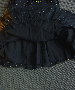 Gold star black dress - Image 5