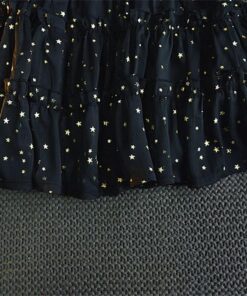 Gold star black dress - Image 4