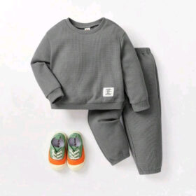 Gray Cotton, Gender Neutral Activewear