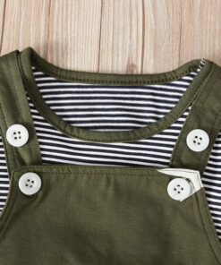 Green striped star set with hat - Image 3