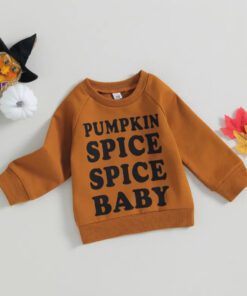 Pumpkin Spice Baby Long Sleeve Top (Gender Neutral)